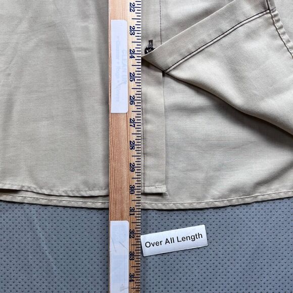 Setlo Wear Shirt Mens Large (16-16.5) Beige Tan USA Union Made Rancher Workwear - Picture 8 of 10